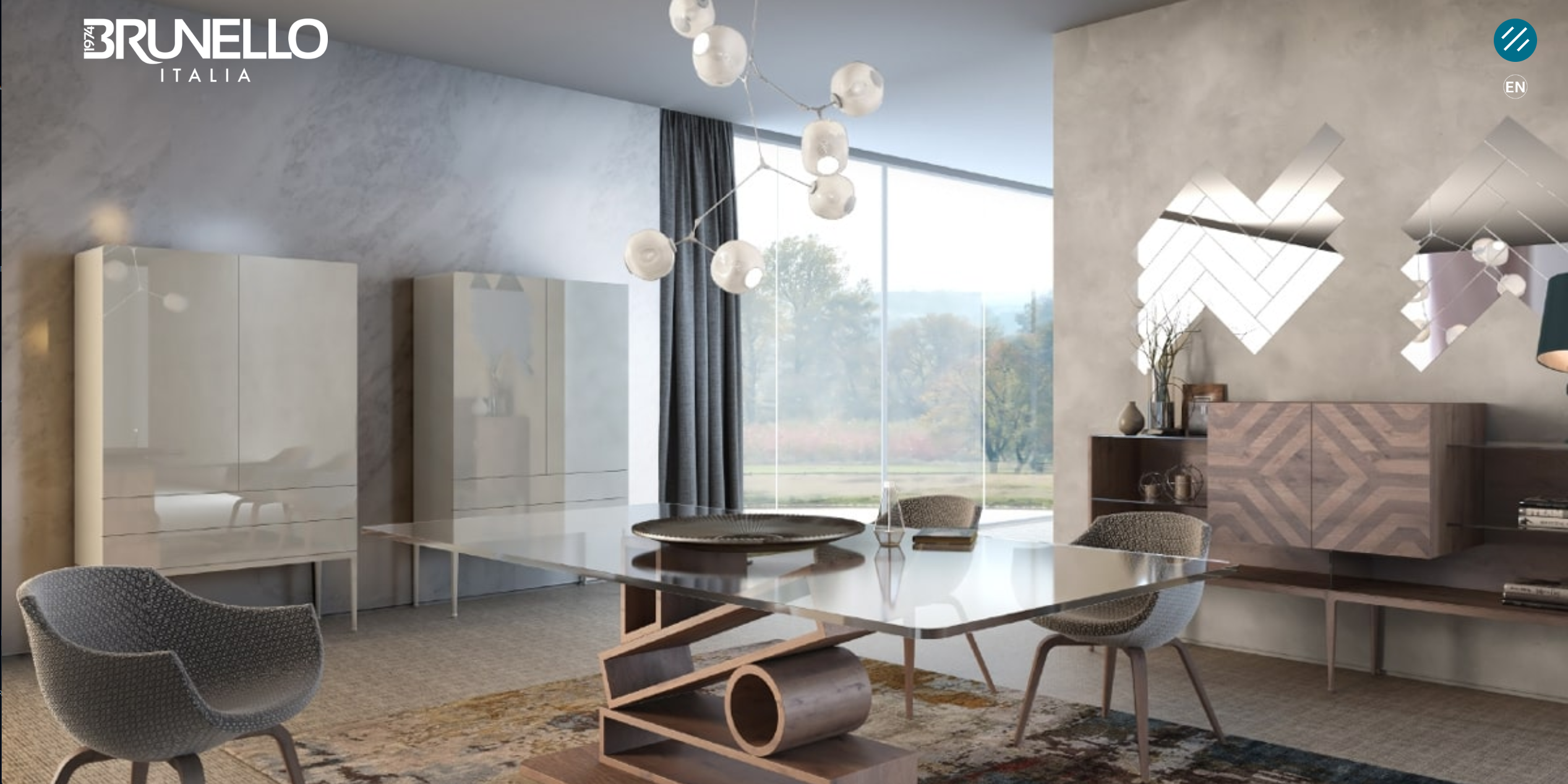 Brunello 1974 Website f&uuml;r italienisches Interior Design